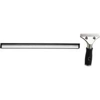 Raclette &agrave; fen&ecirc;tres avec manche, 14", Caoutchouc, Cadre Acier inoxydable Distribution Industrielle GC
