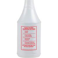 Round Spray Bottle with WHMIS Label, 24 oz. Distribution Industrielle GC