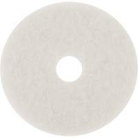 Floor Pad, 10", Buffing/Cleaning/Polish, White Distribution Industrielle GC