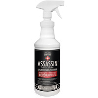 Janitori Assassin Ready-to-Use Disinfectant Cleaner, 1 L, Trigger Bottle Distribution Industrielle GC