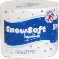 Papier hygi&eacute;nique de premi&egrave;re qualit&eacute; Snow Soft, 2 Pli, 600 Feuilles/Rouleu, Longueur 145', Blanc Distribution Industrielle GC