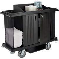 Executive Full-Size Housekeeping Cart with Doors Distribution Industrielle GC