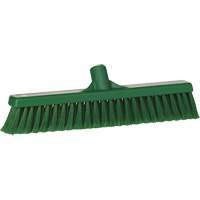 Balai-brosse pour particules fines, Crins Fin/&agrave; bout ouvrant, 16-1/4", Polypropyl&egrave;ne, Vert Distribution Industrielle GC