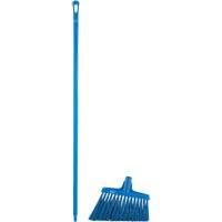 T&ecirc;te &agrave; balai en angle avec manche en m&eacute;tal, Crins Extra-ferme, 12", Polyester, Bleu Distribution Industrielle GC