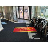 Tapis dentr&eacute;e Supreme Knob, Essuie-pieds/grattoir, 3-1/2' x 6' x 7/16", Charbon Distribution Industrielle GC