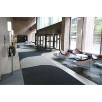 Tapis dentr&eacute;e Supreme Knob, Essuie-pieds/grattoir, 3-1/2' x 6' x 7/16", Charbon Distribution Industrielle GC