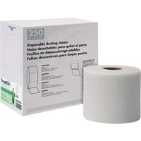 TrapEze&reg; Single Roll Disposable Dusting Sheets, Polyester, White Distribution Industrielle GC