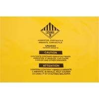 Doublures pour d&eacute;chets dangereux, Amiante, 40" lo x 26" la, 3 mils Distribution Industrielle GC