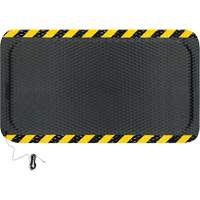 Tapis conductible Hog Heaven, 3' la x 5' lo, 5/8" &eacute;paisseur, Noir/Jaune, Nitrile Distribution Industrielle GC