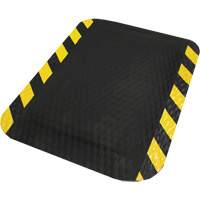 Hog Heaven Mat, Diamond, 2' x 3' x 5/8", Black/Yellow, Nitrile Distribution Industrielle GC