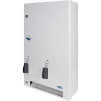 Distributeur de produits d'hygi&egrave;ne f&eacute;minine gratuits &agrave; bouton pression Distribution Industrielle GC