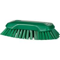Hand Brush, Extra Stiff Bristles, 9-1/10" Long, Green Distribution Industrielle GC
