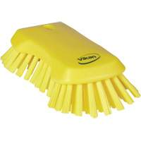 Brosse &agrave; main, Soies Tr&egrave;s ferme, Longueur de 9-1/10", Jaune Distribution Industrielle GC