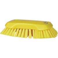 Brosse &agrave; main, Soies Tr&egrave;s ferme, Longueur de 9-1/10", Jaune Distribution Industrielle GC