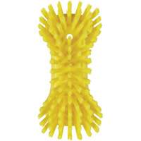 Brosse &agrave; main, Soies Tr&egrave;s ferme, Longueur de 9-1/10", Jaune Distribution Industrielle GC