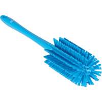 Brosse moyenne avec manche, Soies Ferme, Longueur de 17", Bleu Distribution Industrielle GC