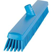 Balai-brosse robuste, Crins Fin/Ferme, 24", Bleu Distribution Industrielle GC