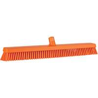 Balai-brosse robuste, Crins Fin/Ferme, 24", Orange Distribution Industrielle GC