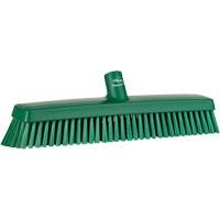 T&ecirc;te de balai-brosse, Crins Fin/Ferme, 16-1/2", Polyester/Polypropyl&egrave;ne, Vert Distribution Industrielle GC