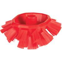 Brosse UST pour cuves, Soies Ferme, Longueur de 7-1/2", Rouge Distribution Industrielle GC
