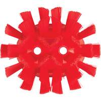 Brosse UST pour cuves, Soies Ferme, Longueur de 7-1/2", Rouge Distribution Industrielle GC