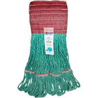 T&ecirc;te de vadrouille &agrave; bande large, Antimicrobien/Finition de plancher/Sp&eacute;cialis&eacute;, Coton/Rayonne/Synth&eacute;tique, Style Boucle Distribution Industrielle GC