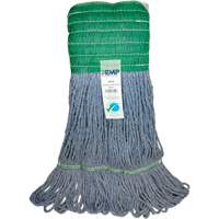 T&ecirc;te de vadrouille &agrave; bande large, Antimicrobien/Finition de plancher/Sp&eacute;cialis&eacute;, Coton/Rayonne/Synth&eacute;tique, Style Boucle Distribution Industrielle GC