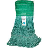 T&ecirc;te de vadrouille &agrave; bande large, Antimicrobien/Finition de plancher/Sp&eacute;cialis&eacute;, Coton/Rayonne/Synth&eacute;tique, Style Boucle Distribution Industrielle GC