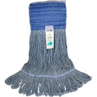 T&ecirc;te de vadrouille &agrave; bande large, Antimicrobien/Finition de plancher/Sp&eacute;cialis&eacute;, Coton/Rayonne/Synth&eacute;tique, Style Boucle Distribution Industrielle GC