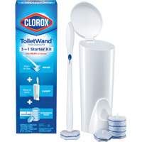 Ensemble de d&eacute;marrage de ToiletWand d&eacute;sinfectante jetable 3-en-1 Distribution Industrielle GC