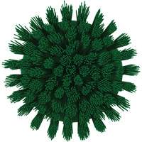 Brosse ronde HyDrive pour perceuse, Soies Tr&egrave;s ferme, Longueur de 3-1/10", Vert Distribution Industrielle GC