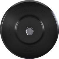 Brosse ronde HyDrive pour perceuse, Soies Tr&egrave;s ferme, Longueur de 3-1/10", Noir Distribution Industrielle GC