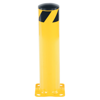 Safety Bollard, Steel, 24" H x 5-1/2" W, Yellow Distribution Industrielle GC