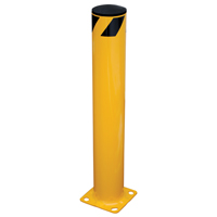 Safety Bollard, Steel, 36" H x 5.5" W, Yellow Distribution Industrielle GC