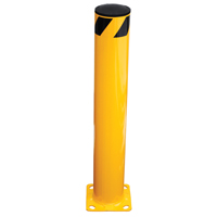 Safety Bollard, Steel, 36" H x 5.5" W, Yellow Distribution Industrielle GC