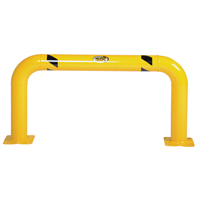 High Profile Machinery Guards, 4' W x 2' H, Yellow Distribution Industrielle GC