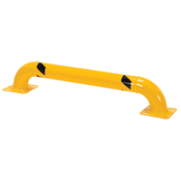 Low Profile Rack Guards, 4' W x 0.75' H, Yellow Distribution Industrielle GC