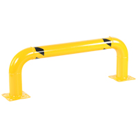 Low Profile Rack Guards, 4' W x 1.4' H, Yellow Distribution Industrielle GC