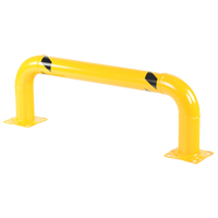 Low Profile Rack Guards, 4' W x 1.4' H, Yellow Distribution Industrielle GC