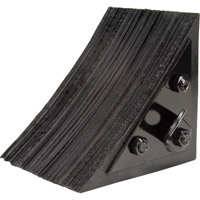 Wheel Chock, 8" x 8" x 8", Black Distribution Industrielle GC
