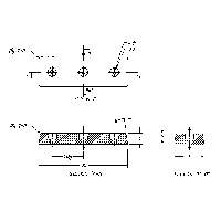 Butoirs de quai en caoutchouc moul&eacute;s, Caoutchouc, 30" la x 4" p x 10" h Distribution Industrielle GC