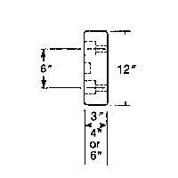 Butoirs de quai en caoutchouc moul&eacute;s, Caoutchouc, 30" la x 4" p x 10" h Distribution Industrielle GC