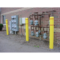 Capuchons en polyethylene pour borne de protection, 6-5/8" dia. x 52" l, Jaune Distribution Industrielle GC