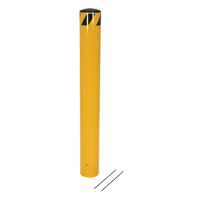 Pour-In-Place Bollards, Steel, 36-1/2" H x 5-9/16" W, Yellow Distribution Industrielle GC