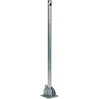 Fold-Down Bollards, Steel, 42" H x 1-3/4" W, Silver Distribution Industrielle GC