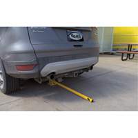 Fold-Down Bollards, Steel, 42" H x 1-3/4" W, Yellow Distribution Industrielle GC