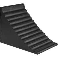 Wheel Chock, 9-7/8" x 7-1/8" x 7-1/2", Black Distribution Industrielle GC