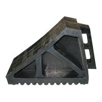 Cale de roue, 10-5/8" x 7" x 4-1/2", Noir Distribution Industrielle GC