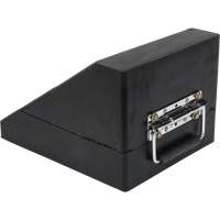 Wheel Chock, 10-5/8" x 8-5/8" x 7", Black Distribution Industrielle GC