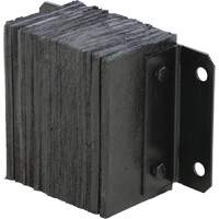 Butoir de quai lamell&eacute;, Horizontal, Caoutchouc, 12" la x 6" p x 10" h Distribution Industrielle GC